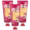 Farmstay Pink Flower Blooming Hand Cream Pink Rose, 100ml, 3 pieces / 팜스테이 핑크 플라워 블루밍 핸드크림 핑크로즈, 100ml, 3개