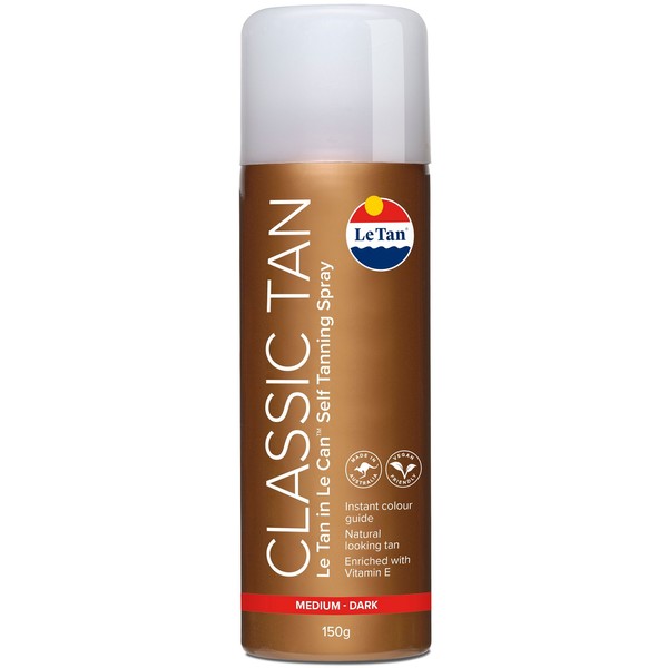 Le Tan Classic Tan Self Tanning Spray 150g - Medium-Dark