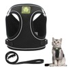 Cat Harness and Lead Set,2PCS Adjustable Cat Leash and Harness