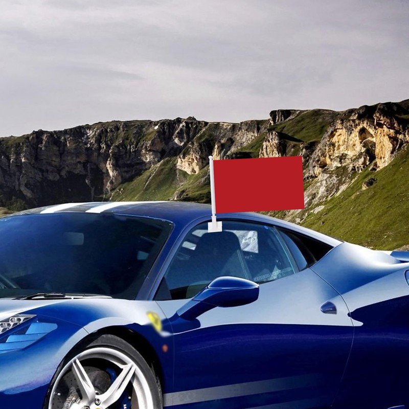 Double Sided Three Layers Solid Car Flags 10x16 Inch, with