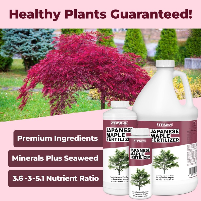 Japanese Maple Fertilizer, Complete Liquid Plant Food for All Japanese