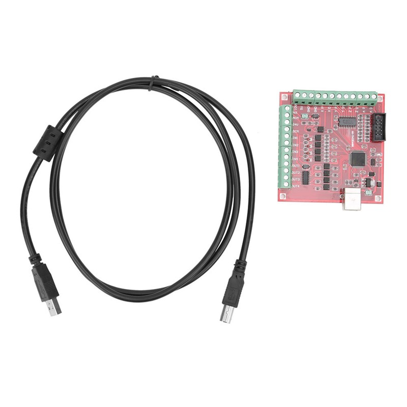 CNC USB MACH3 100Khz Red Break Out Board Support Stepper