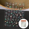 Christmas Embossed Object Nail Sticker 5D0103 / 크리스마스 엠보 오브제 네일스티커 5D0103
