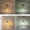 Battery Operated Ceiling Light,Pendant Light Petal Glass Battery Chandelier Light