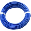1/8" Coated to 3/16" Diameter, 7x7 Construction, Blue Vinyl Coated