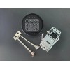 MOUNT Gun Safe Lock Replacement with 2 Override Keys &