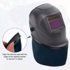 sourcing map Welding Helmet Bib FR Cotton Split Wrap-Around Helmet