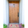 New KAF Home Holiday Coir Doormat with Heavy-Duty, Weather Resistant,