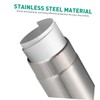 Operitacx Stainless Steel Certificate Holder Tube 30*5cm Sturdy Document Storage