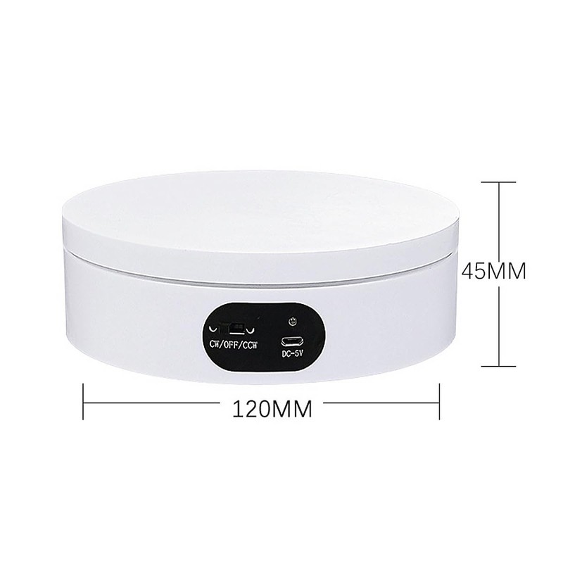 Alnicov 360 Degree Automatic Rotating Display Platform, Mute Motorized Rotating