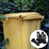 HOMSFOU Pack of 5 Rubbish Bin Locking Lids for Wheelie