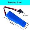 1 pack 3.7V 600mAh（3.7V 500mAh upgrade) Li-ion Rechargeable Battery SM-2P