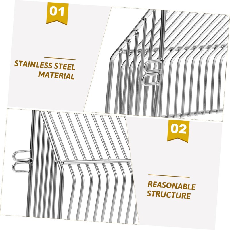 Operitacx Stainless Steel Downspout Filter Strainer Roof Gutter Guard for
