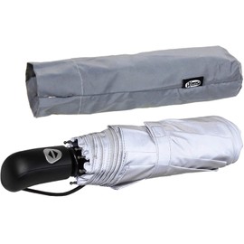 iX-brella First Class Edition – Elegant Pocket Umbrella – Automatic Open/Close – Large Stable Stormproof (Reflective)