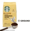 Starbucks Blonde Roast Ground Coffee — Veranda Blend — 100%
