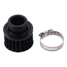 25mm Mini Air Intake Filter Black Universal Filter Replacement for Car Assessories Parts Adjustable Clamp for Cars and Vehicles