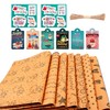 MAMUNU Birthday Wrapping Paper, 7 Sheets Kraft Wrapping Paper Set