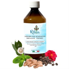 Liquid cooling effect cold bandage Ritalia® liquid refill set for laxative dressing pantadren, pantographic, leggings with relaxing effect for tired, swollen and heavy legs