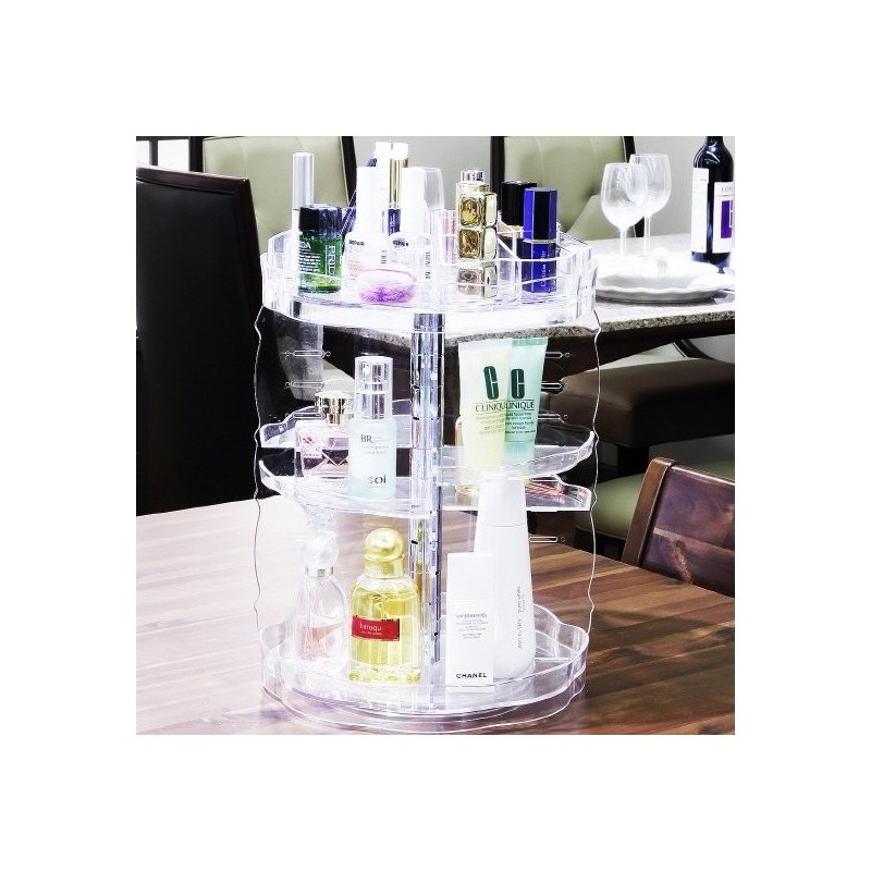 Best Deco Acrylic Rotating Cosmetic Organizer (Select 1 of 2)