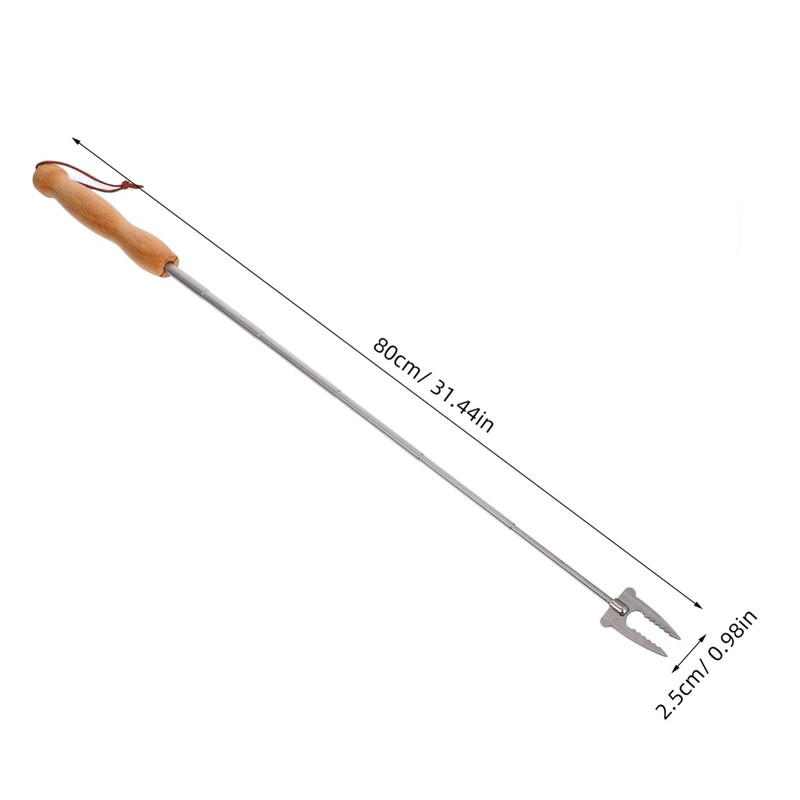 JOINPAYA Stainless Steel Roasting Sticks with Handle Extendable Marshmallow Skewers
