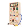 Lights Switch Board Toy Wooden Puzzle Early Education Fine Motor