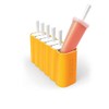 ZOKU Mod Pops, 6 Classic Popsicle Molds in One Compact Tray With Sticks and Drip Guards, Easy-Release, BPA-free