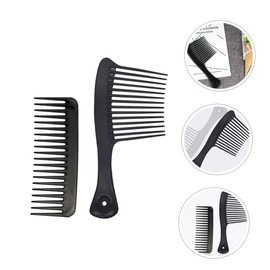 Beavorty 8pcs Wide Tooth Hair Comb for Curly Straight Hair Portable Styling Detangling Tool Effortless Glide No Pulling for Home Use
