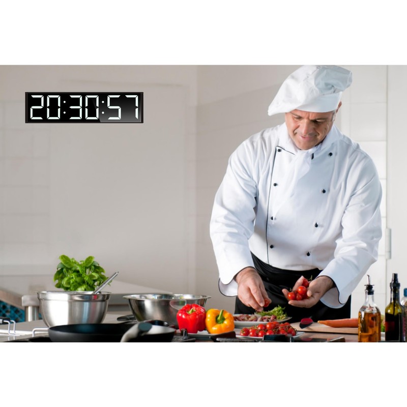 Boyiit 26'' Extra Large Home Gym Timer Clock, Programable Workout