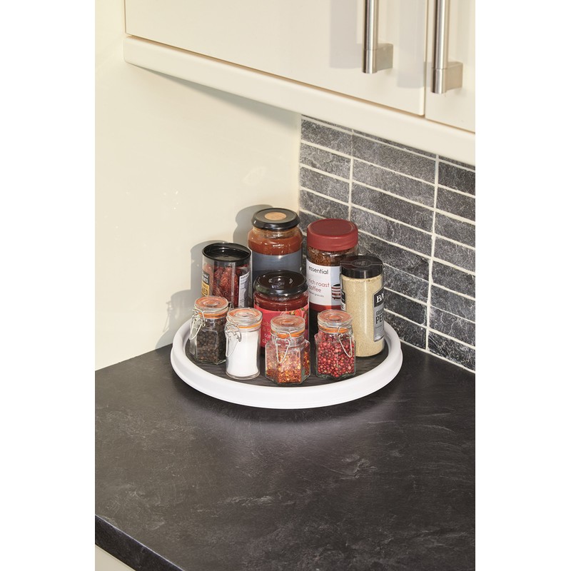 Copco Basics Rotating Tray, Kitchen and Shelf Organiser, Large, 30