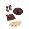 - Cowgirl - 4 Piece 18 inch Doll Outfit -