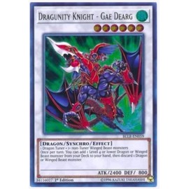 yugioh - Dragunity Knight - Gae Dearg BLLR-EN059 Ultra Rare 1st Edition - Battles of Legend: Light's Revenge