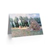 Claude Monet Haystacks Painting Fine Art Greeting Card Plus Envelope