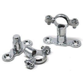 fiXte Polished Chrime Munsen Ring and Back Plate for 15mm Pipes Pack of 2