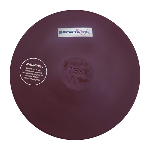 SPORTAXIS Rubber Discus Throw - Solid Rubber Construction - Ideal