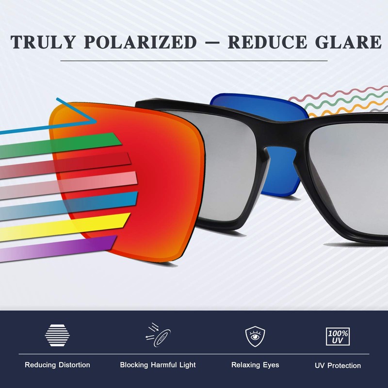 Lentes de repuesto UV400 de 1,8 mm de grosor para