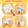 Simgoing 12 Pcs DIY Paper Pinwheels for Kids Bulk Summer