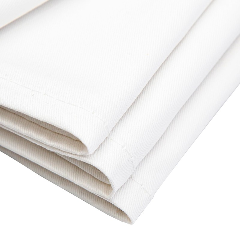aztex Plain Cotton Tea Towels, 100% Cotton, Pack of 6,