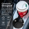 SINGARO Car Cup Holder Coaster, 4PCS Silicone Cup Holders Embedded