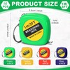 16Pcs Tape Measure Keychains Mini Retractable Measuring Tape Keychains for