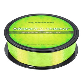 KastKing Premium Monofilament Fishing Line, Sunrise Yellow,300Yds,15LB