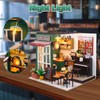 DIY Miniature House Kit,Tiny House Coffee Shop with Furniture &