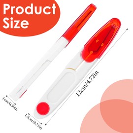 8Pcs Portable U Shape Scissor Sewing Scissors with Safety Cover Multipurpose Fishing Thread Yarn Scissor Craft Clipper Cutter for Cross Stitch Thread Sewing Knitting Trimming Craft DIY