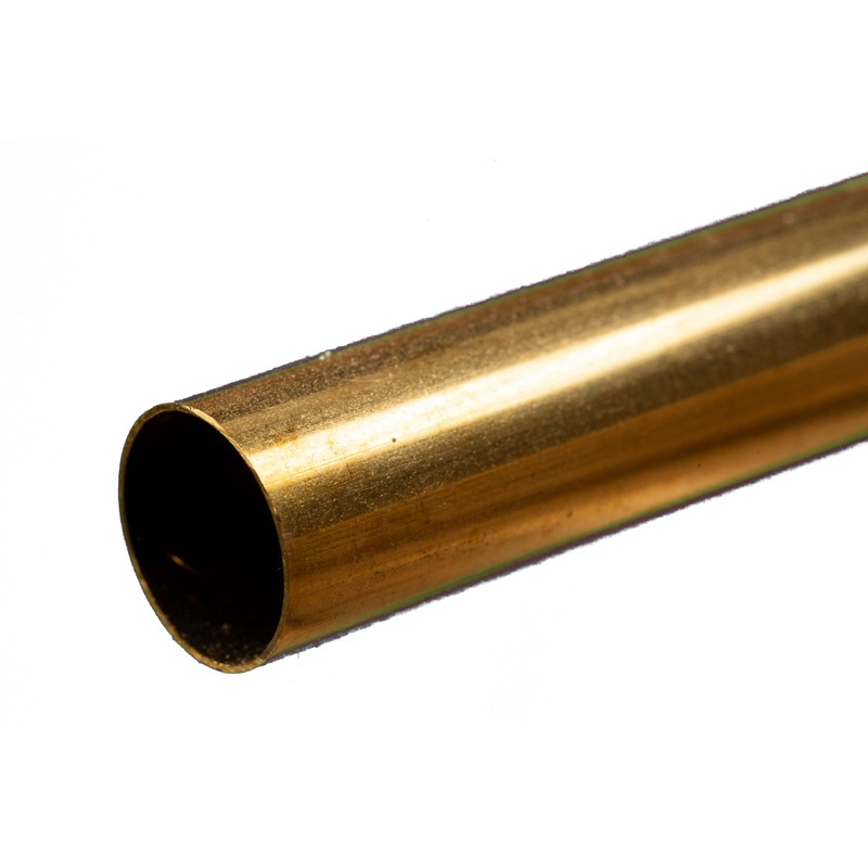 K&S 8132 Round Brass Tube, 9/32" OD x 0.014" Wall
