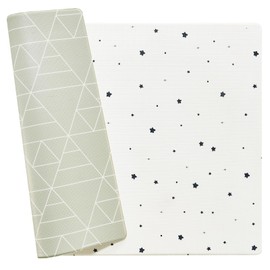 VEVOR Baby Play Mat, 55""x79"" Baby Crawling Mat, Non-Slip One-Piece Soft Baby Playmat, Rollable Reversible Floor Mat, Waterproof Activity Playmats, for Babies Toddlers Infants, Play & Tummy Time