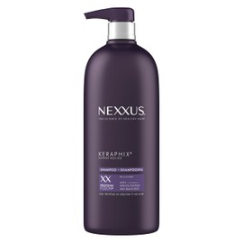 Nexxus Keraphix Shampoo With ProteinFusion for Damaged Hair Keratin Protein, Black Rice, Silicone-Free 33.8 oz