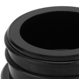 Mouth Piece Resonator Plug Cover 551503, Noise Reduction, Black,Duramax Engines 6.6L 2004.52010, LLY LBZ LMM, Aluminum Alloy,