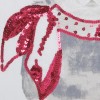 Homeroots 18" Red and White Cotton Throw Pillow