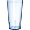Carlisle 5216-8154 Stackable Shatter-Resistant Plastic Tumbler, 16 oz, Blue (Pack