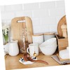 iplusmile Unique Ceramic Spoon Holder for Kitchen Modern and Decorative