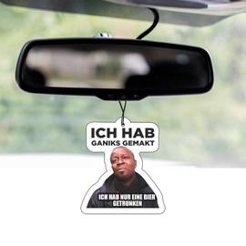 CME.Promo CME.Promo 2x Duftbaum Mit Ich Hab Ganiks Gemakt Motiv, Lustig Auto Duftspender, Tuning Car Air Freshener, Duftanh?nger Set
